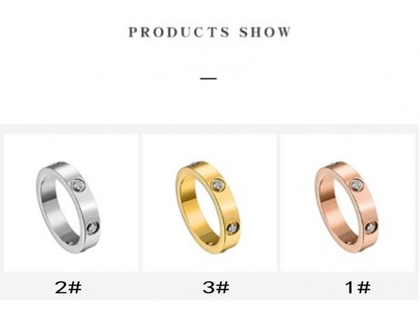 4mm simple titanium steel zircon ring personalised with stylish diamond titanium steel ring as a gift, Golden;silver
4mm simple titanium steel zircon ring personalised with stylish diamond titanium steel ring as a gift, Golden;silver