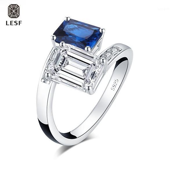 cluster rings lesf blue white stones ring 925 sterling silver emeralded cut engagement quality sona diamond women wedding gift1, Golden;silver
cluster rings lesf blue white stones ring 925 sterling silver emeralded cut engagement quality sona diamond women wedding gift1, Golden;silver