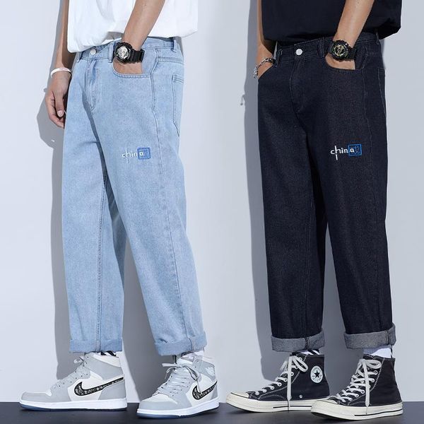 printed wide leg oversize men's pants baggy jeans for men trousers cargo denim overalls boy, Blue
printed wide leg oversize men's pants baggy jeans for men trousers cargo denim overalls boy, Blue