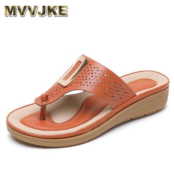 slippers mvvjke 2021 size 35-41 women leather platform flip flops ladies summer beach wedge woman casual soft shoes, Black
slippers mvvjke 2021 size 35-41 women leather platform flip flops ladies summer beach wedge woman casual soft shoes, Black