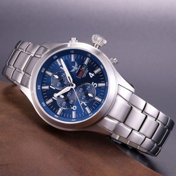 wristwatches military watches mens,men chronograh wrist watch yelang tritium luminous quartz wristwatch 100m waterproof clock dual calendar, Slivery;brown
wristwatches military watches mens,men chronograh wrist watch yelang tritium luminous quartz wristwatch 100m waterproof clock dual calendar, Slivery;brown