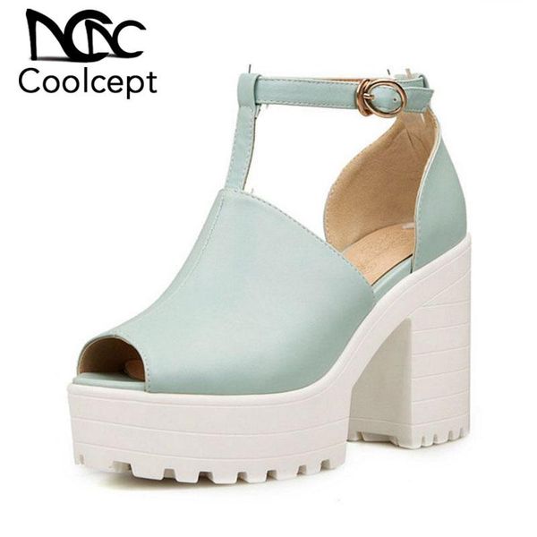 coolcept 4 colors women high heel sandals platform ankle strap ladies summer shoes fashion party footwear size 34-39, Black
coolcept 4 colors women high heel sandals platform ankle strap ladies summer shoes fashion party footwear size 34-39, Black