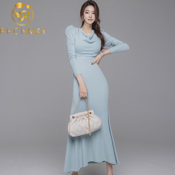 2021 new autumn winter women o-neck knitted dress elegant temperament casual slim long sleeve dress solid dressesswimwear bathing suits swim, Black;gray
2021 new autumn winter women o-neck knitted dress elegant temperament casual slim long sleeve dress solid dressesswimwear bathing suits swim, Black;gray