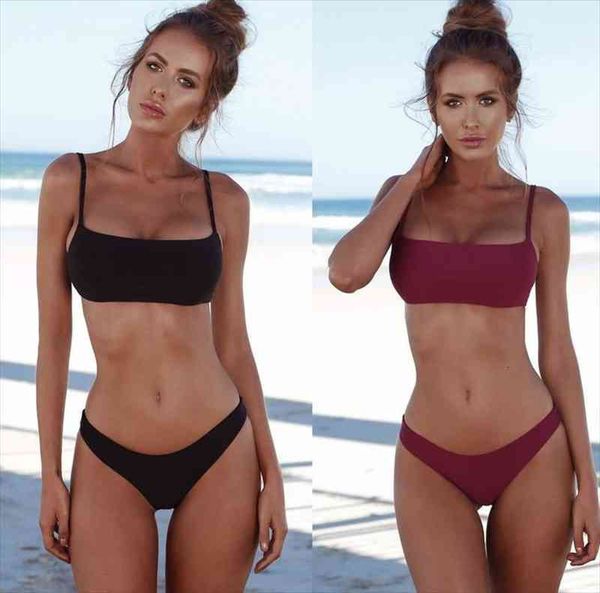 bikini set two piece swimsuit swimwear women solid biquini female swimming suit beachwear bathing suit, White;black
bikini set two piece swimsuit swimwear women solid biquini female swimming suit beachwear bathing suit, White;black