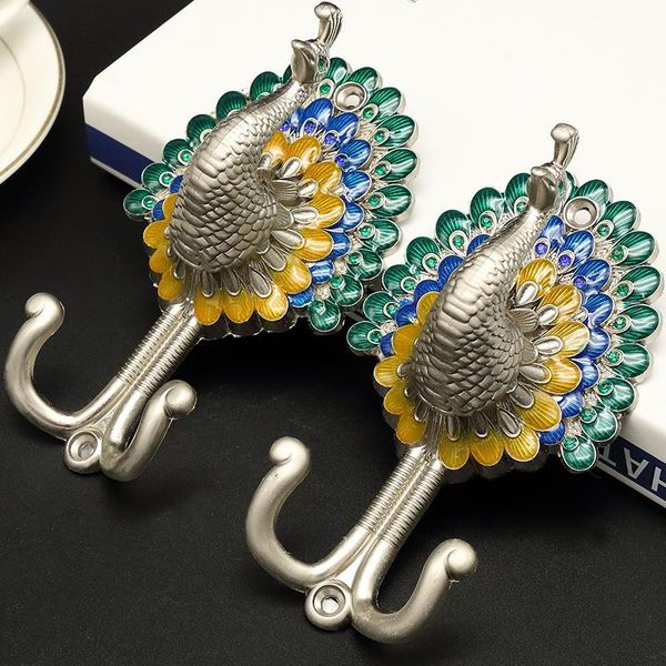 high-quality zinc alloy peacock wall hook curtains holder buckle home vintage hangers decorative hooks & rails
high-quality zinc alloy peacock wall hook curtains holder buckle home vintage hangers decorative hooks & rails
