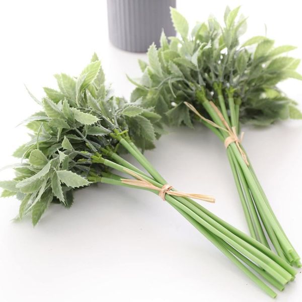 decorative flowers & wreaths 9pcs/bunch serrated leaf turfted artificial leaves decoration fake plant for home decor greens plantas artifici
decorative flowers & wreaths 9pcs/bunch serrated leaf turfted artificial leaves decoration fake plant for home decor greens plantas artifici