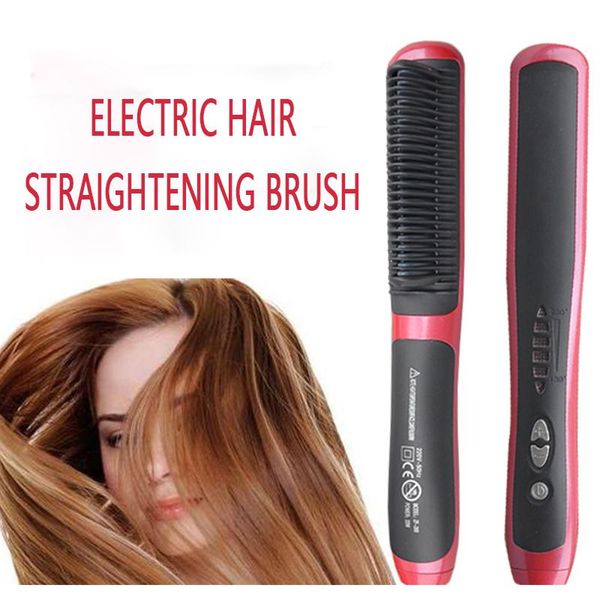 electric hair brushes straightening brush portable beard straightener curling styling comb men and women
electric hair brushes straightening brush portable beard straightener curling styling comb men and women