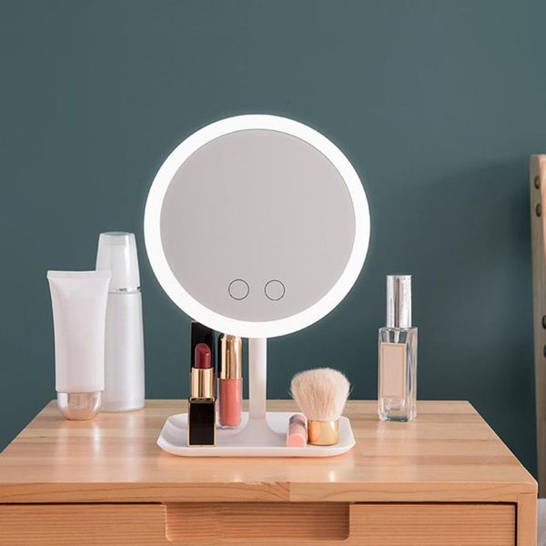 compact mirrors usb adjustable rechargeable led fill light makeup mirror dressing table lamp deskmake up round shape cosmetic
compact mirrors usb adjustable rechargeable led fill light makeup mirror dressing table lamp deskmake up round shape cosmetic