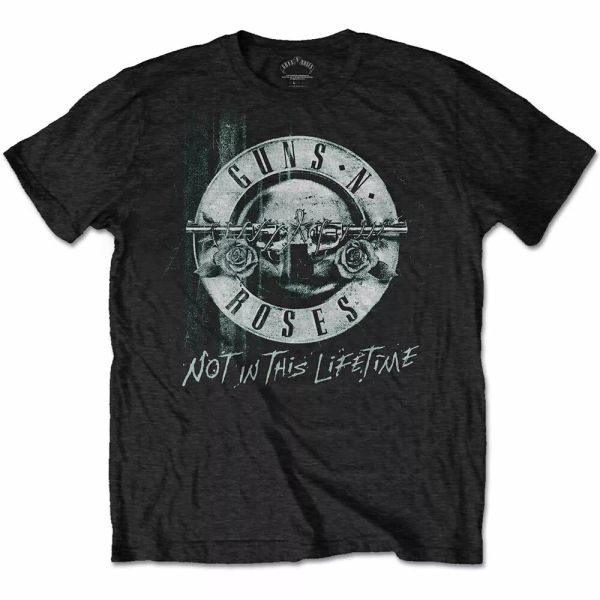 official guns n roses t shirt not in this lifetime tour xerox black classic rock, White;black
official guns n roses t shirt not in this lifetime tour xerox black classic rock, White;black