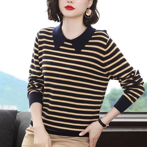 women's sweaters chic turn down collar oversize autumn winter sweater women pullover casual long sleeve loose 2021 female jumpers, White;black
women's sweaters chic turn down collar oversize autumn winter sweater women pullover casual long sleeve loose 2021 female jumpers, White;black