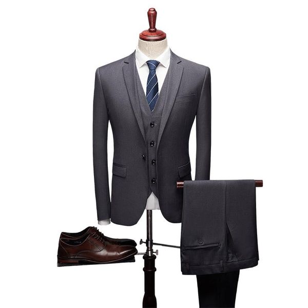 men's suits & blazers slim korean groom wedding dress set boutique party prom 2021 products men's formal workwear 3 piece large siz, White;black
men's suits & blazers slim korean groom wedding dress set boutique party prom 2021 products men's formal workwear 3 piece large siz, White;black
