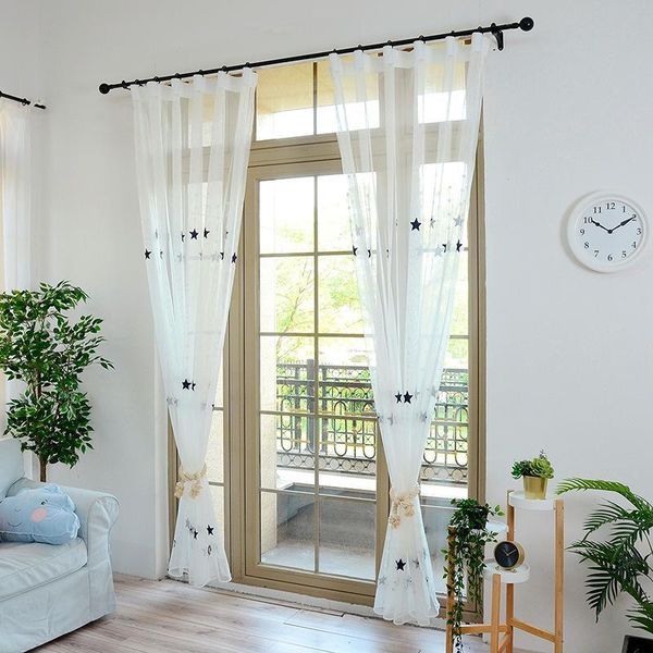 factory star embroidery curtain window screen boy's bedroom sand white finished products & drapes
factory star embroidery curtain window screen boy's bedroom sand white finished products & drapes