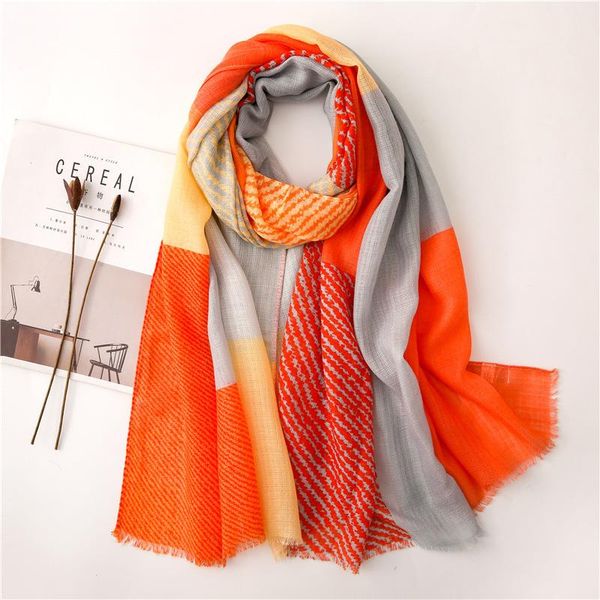 scarves 2021 women scarf fashion foulard brand poncho bandana cotton hijabs for ladies shawls and wraps pashmina stoles, Blue;gray
scarves 2021 women scarf fashion foulard brand poncho bandana cotton hijabs for ladies shawls and wraps pashmina stoles, Blue;gray
