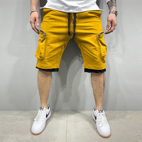 multi-pocket men's sports shorts refreshing convenient and comfortable suitable for daily travel various sports, White;black
multi-pocket men's sports shorts refreshing convenient and comfortable suitable for daily travel various sports, White;black