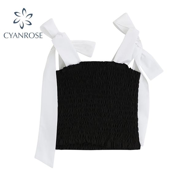 european summer slim lace-up big bow strapless design women's streetwear fashion hit color ladies camis 210515, White
european summer slim lace-up big bow strapless design women's streetwear fashion hit color ladies camis 210515, White