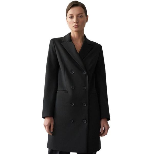 women blazers business casual outfits office lady temperament thinner suit women's autumn double breasted mid length coat suits &, White;black
women blazers business casual outfits office lady temperament thinner suit women's autumn double breasted mid length coat suits &, White;black
