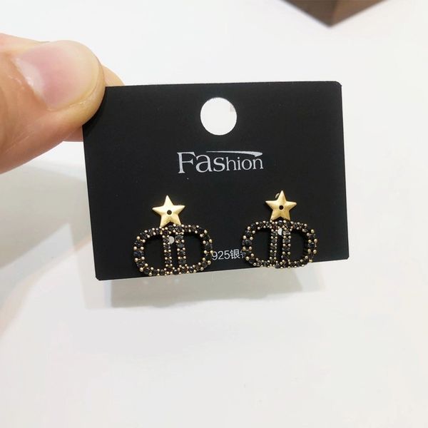 70% off outlet online family's new diamond studded letter earrings for women and versatile exquisite star net red earrings, Silver
70% off outlet online family's new diamond studded letter earrings for women and versatile exquisite star net red earrings, Silver