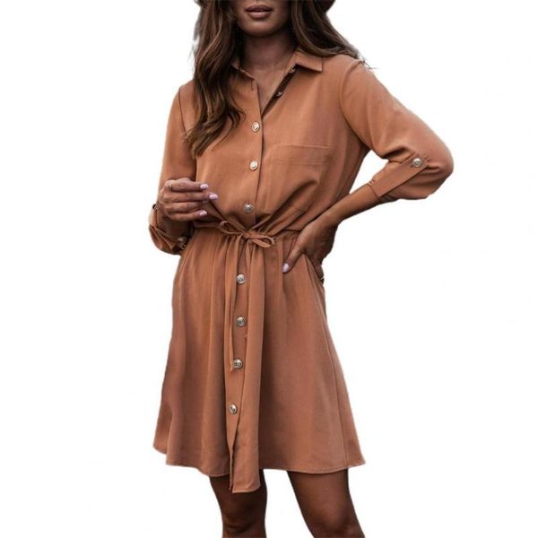 casual dresses christmas for women 2021 solid color single-breasted autumn 3/4 sleeve drawstring waist tied dress office, Black;gray
casual dresses christmas for women 2021 solid color single-breasted autumn 3/4 sleeve drawstring waist tied dress office, Black;gray