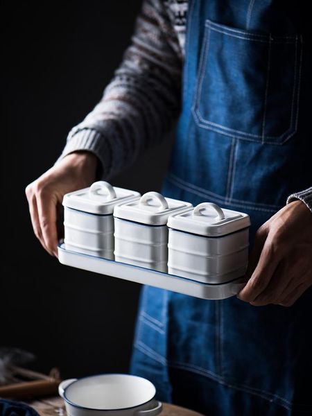 storage bottles & jars creative ceramic coffee sugar jar with lid nordic kitchen moisture-proof salt shaker household tea seasoning sealed
storage bottles & jars creative ceramic coffee sugar jar with lid nordic kitchen moisture-proof salt shaker household tea seasoning sealed