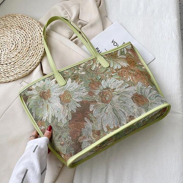 shoulder bags oil painting big canvas tote 2021 trends women's designer handbag shopper high capacity shopping
shoulder bags oil painting big canvas tote 2021 trends women's designer handbag shopper high capacity shopping
