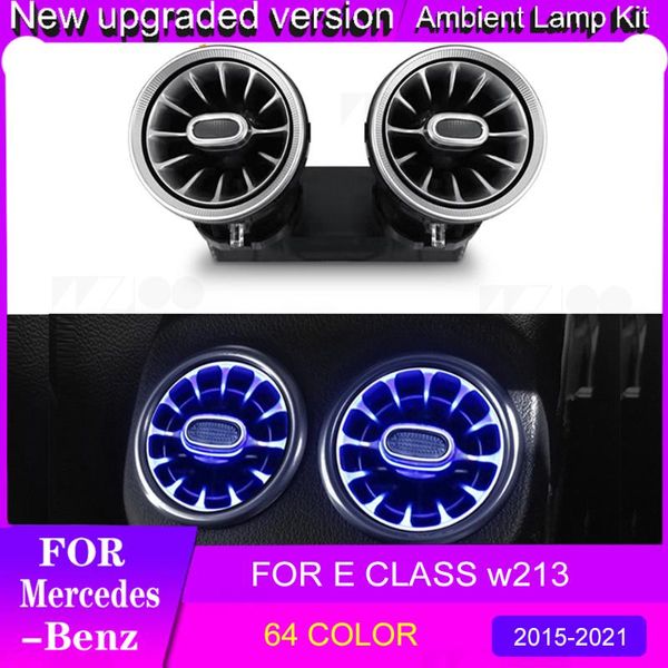 for w213 rear-seat led turbine air vent e class synchronized with ambient light interior&external lights
for w213 rear-seat led turbine air vent e class synchronized with ambient light interior&external lights