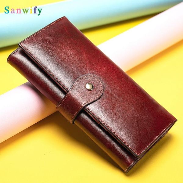 wallets women's wallet women made genuine leather female long phone/cards money bags lady purse, Red;black
wallets women's wallet women made genuine leather female long phone/cards money bags lady purse, Red;black