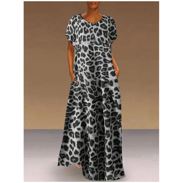 factory8lzt factoryscfm neck 2021 spring and autumn new round short sleeve printing loose women's long dress, White;black
factory8lzt factoryscfm neck 2021 spring and autumn new round short sleeve printing loose women's long dress, White;black
