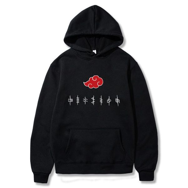 men's hoodies & sweatshirts japanese anim akatsuki cloud symbol pullover hoodie men streetwear symbols print oversized sweatshirt, Black
men's hoodies & sweatshirts japanese anim akatsuki cloud symbol pullover hoodie men streetwear symbols print oversized sweatshirt, Black