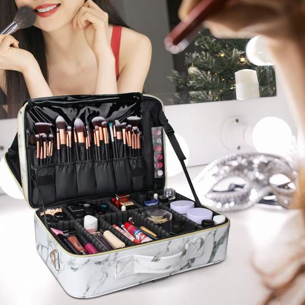 cosmetic storage box marble bag partition multi functional portable travel makeup case bags & cases
cosmetic storage box marble bag partition multi functional portable travel makeup case bags & cases