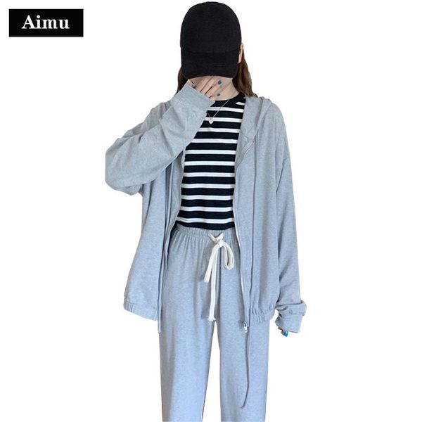 casual zipper hoody solid loungewear matching sets women long sleeve autumn sporty outfits workout and pants two piece set women's trac, Gray
casual zipper hoody solid loungewear matching sets women long sleeve autumn sporty outfits workout and pants two piece set women's trac, Gray