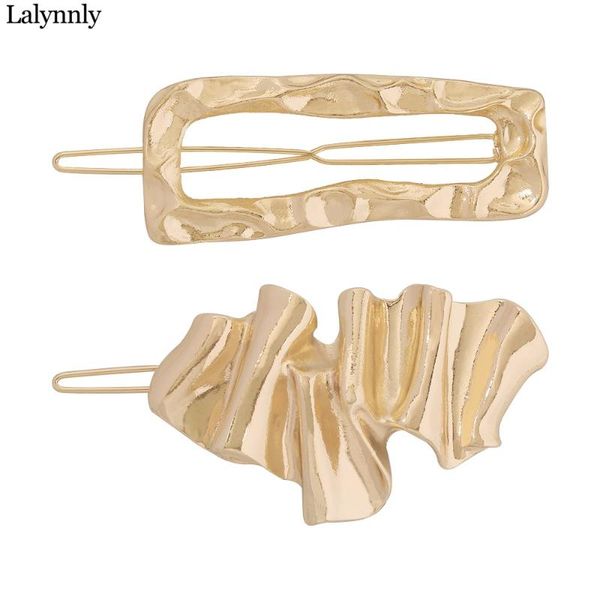 hair clips & barrettes lalynnly fashion geometric shape clip metal folds rectangle hairclips alloy gold color jewelry accessories f2585, Golden;silver
hair clips & barrettes lalynnly fashion geometric shape clip metal folds rectangle hairclips alloy gold color jewelry accessories f2585, Golden;silver