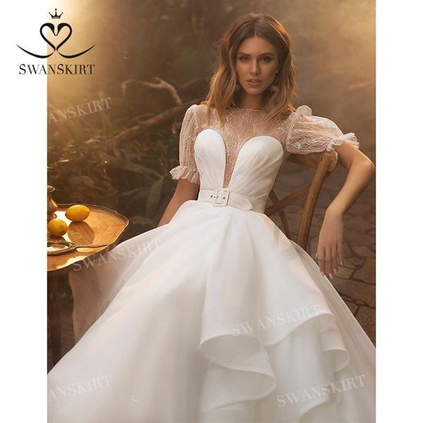 other wedding dresses romantic tulle dress fairy puff sleeve a-line bridal gown illusion princess court train swansarah je15 vestido de novi, White
other wedding dresses romantic tulle dress fairy puff sleeve a-line bridal gown illusion princess court train swansarah je15 vestido de novi, White