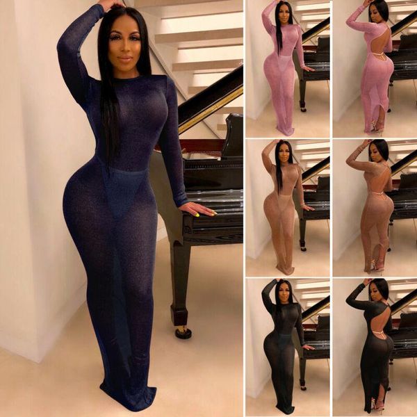 casual dresses 2021 est women solid long dress mesh see through maxi ladies female slim bodycon clubwear party backless, Black;gray
casual dresses 2021 est women solid long dress mesh see through maxi ladies female slim bodycon clubwear party backless, Black;gray