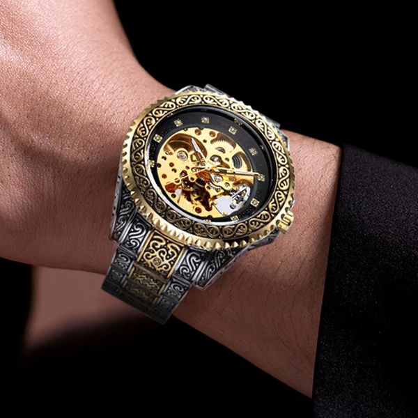wristwatches 2021 forsining skeleton watches men water resistant stainless steel automatic mechanical watch top, Slivery;brown
wristwatches 2021 forsining skeleton watches men water resistant stainless steel automatic mechanical watch top, Slivery;brown