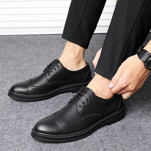 dress shoes men oxford bullock leather wedding zapatos hombre casual genuine business, Black
dress shoes men oxford bullock leather wedding zapatos hombre casual genuine business, Black