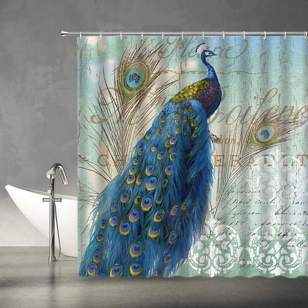 peacock shower curtain beautiful elegant blue peacock yellow brown teal peacock feather retro letter background classical fabric
peacock shower curtain beautiful elegant blue peacock yellow brown teal peacock feather retro letter background classical fabric