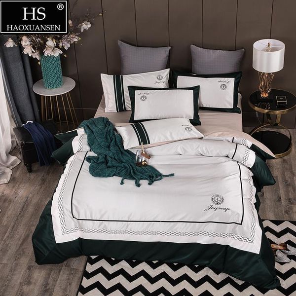 bedding sets modern embroidery duvet cover bed linens bedsheet/fitted sheet pillow covers white fabric stripes design
bedding sets modern embroidery duvet cover bed linens bedsheet/fitted sheet pillow covers white fabric stripes design