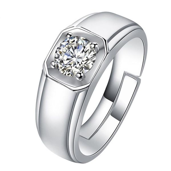 cluster rings 925 silver ring men's wide european and american fashion simulation cz opening for men domineering big, Golden;silver
cluster rings 925 silver ring men's wide european and american fashion simulation cz opening for men domineering big, Golden;silver