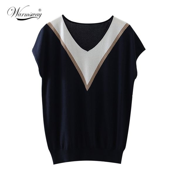 summer women's t shirt fashion patchwork v neck short sleeve female knitted pullover women c-223 210522, White
summer women's t shirt fashion patchwork v neck short sleeve female knitted pullover women c-223 210522, White