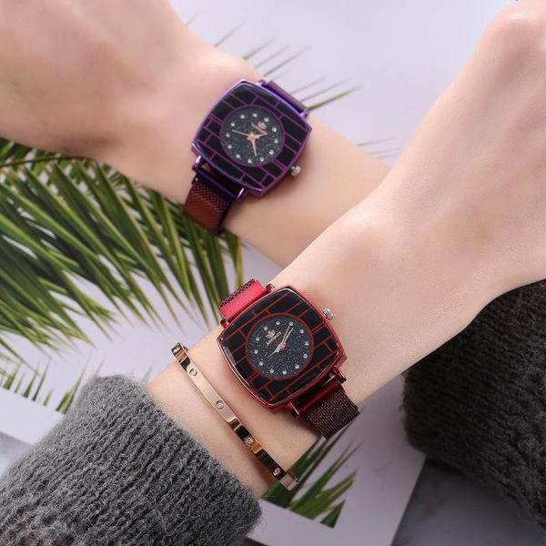 woman's watch fashion unique design starry sky dial quartz wrist casual women ladies relogio wristwatches, Slivery;brown
woman's watch fashion unique design starry sky dial quartz wrist casual women ladies relogio wristwatches, Slivery;brown