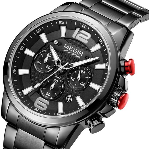 luxury business quartz watch men brand stainless steel chronograph army military wrist clock relogio masculino male wristwatches, Slivery;brown
luxury business quartz watch men brand stainless steel chronograph army military wrist clock relogio masculino male wristwatches, Slivery;brown