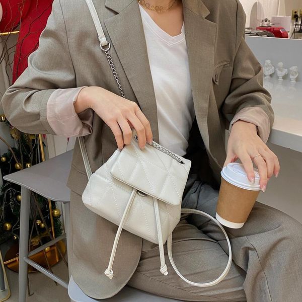 backpack 2021 women small fashion ladies bag artificial leather female daily shopping bagpack black white chain
backpack 2021 women small fashion ladies bag artificial leather female daily shopping bagpack black white chain