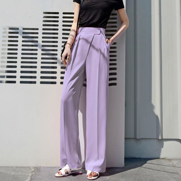 women's pants & capris high waist women 2021 spring summer korean solid long trousers causal fashion wide leg feminimos bottoms, Black;white
women's pants & capris high waist women 2021 spring summer korean solid long trousers causal fashion wide leg feminimos bottoms, Black;white