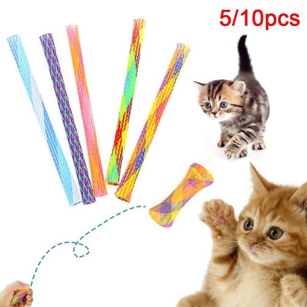 cat toys 5/10pcs pet kitten spring teaser flexible interactive play scratch chew toy for small and medium sized supplies
cat toys 5/10pcs pet kitten spring teaser flexible interactive play scratch chew toy for small and medium sized supplies