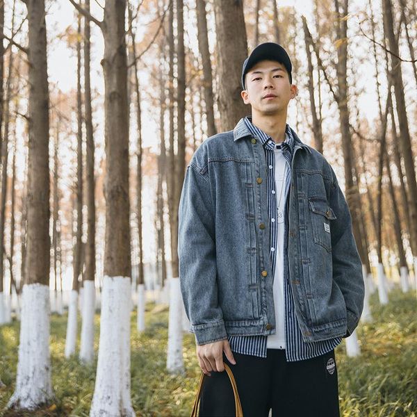 denim jackets size middle men brand couples turn-down collar chinese style casual chaquetas hombre streetwear bd50js men's, Black;brown
denim jackets size middle men brand couples turn-down collar chinese style casual chaquetas hombre streetwear bd50js men's, Black;brown
