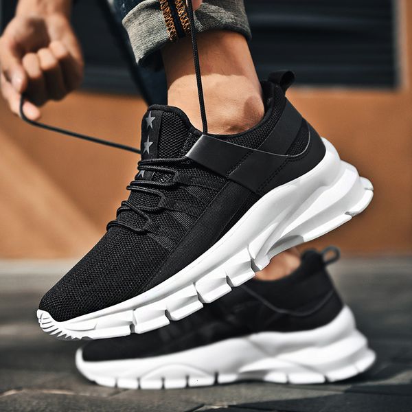 large men's spring and summer breathable flying woven sports korean version increased seven color mh coconut sho, Black
large men's spring and summer breathable flying woven sports korean version increased seven color mh coconut sho, Black