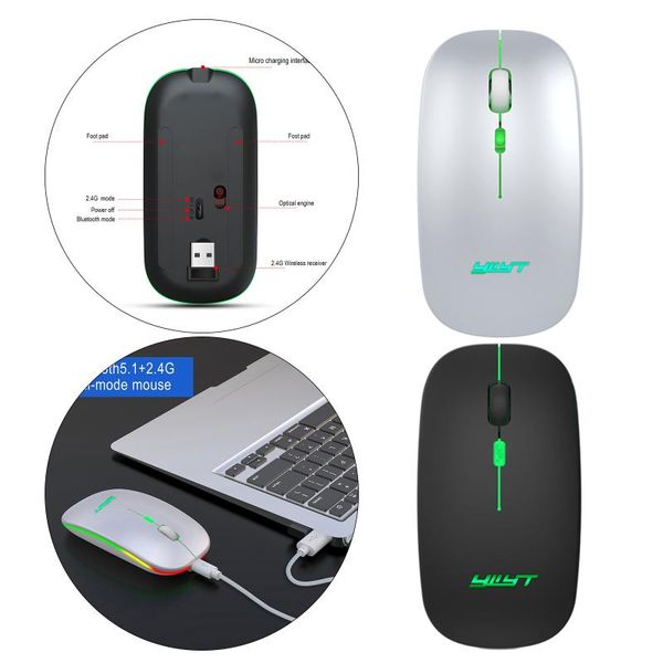 mice wireless mouse bluetooth rgb rechargeable computer silent mause led backlit ergonomic office for lappc
mice wireless mouse bluetooth rgb rechargeable computer silent mause led backlit ergonomic office for lappc