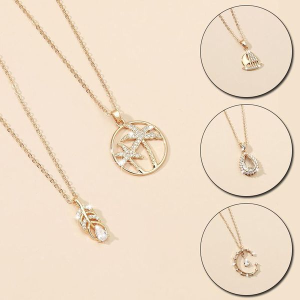 pendant necklaces women necklace golden fashion charm waterdrop-shape zircon jewelry banquet wedding birthday gift for girlfriend, Silver
pendant necklaces women necklace golden fashion charm waterdrop-shape zircon jewelry banquet wedding birthday gift for girlfriend, Silver