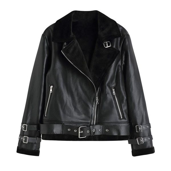 women's jackets warm winter black motorcycle velvet jacket female short lapels fur thick korean version plus bomber, Black;brown
women's jackets warm winter black motorcycle velvet jacket female short lapels fur thick korean version plus bomber, Black;brown