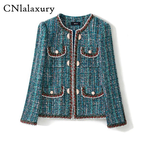 women's jackets runway tweed jacket 2021 autumn women elegant plaid weave coat office lady overcoat mujer chaqueta, Black;brown
women's jackets runway tweed jacket 2021 autumn women elegant plaid weave coat office lady overcoat mujer chaqueta, Black;brown